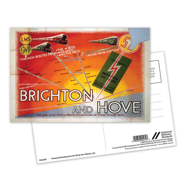 Brighton and Hove Postcard Pack of 8
