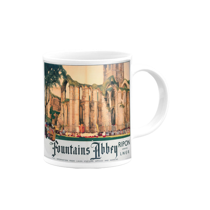 Fountains Abbey, Yorkshire, Ripon Mug