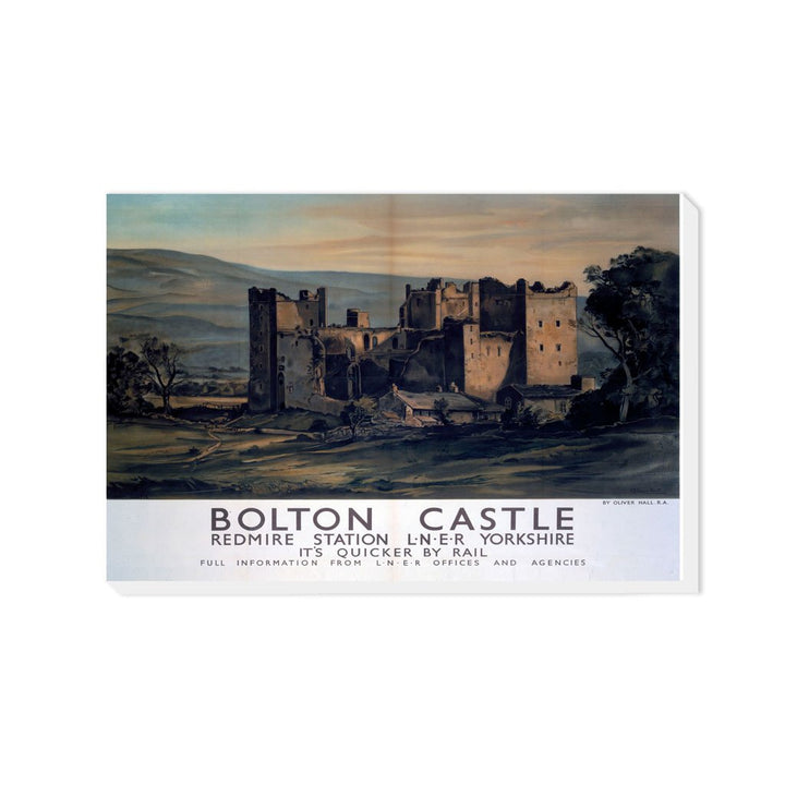 Bolton Castle, Yorkshire - Canvas