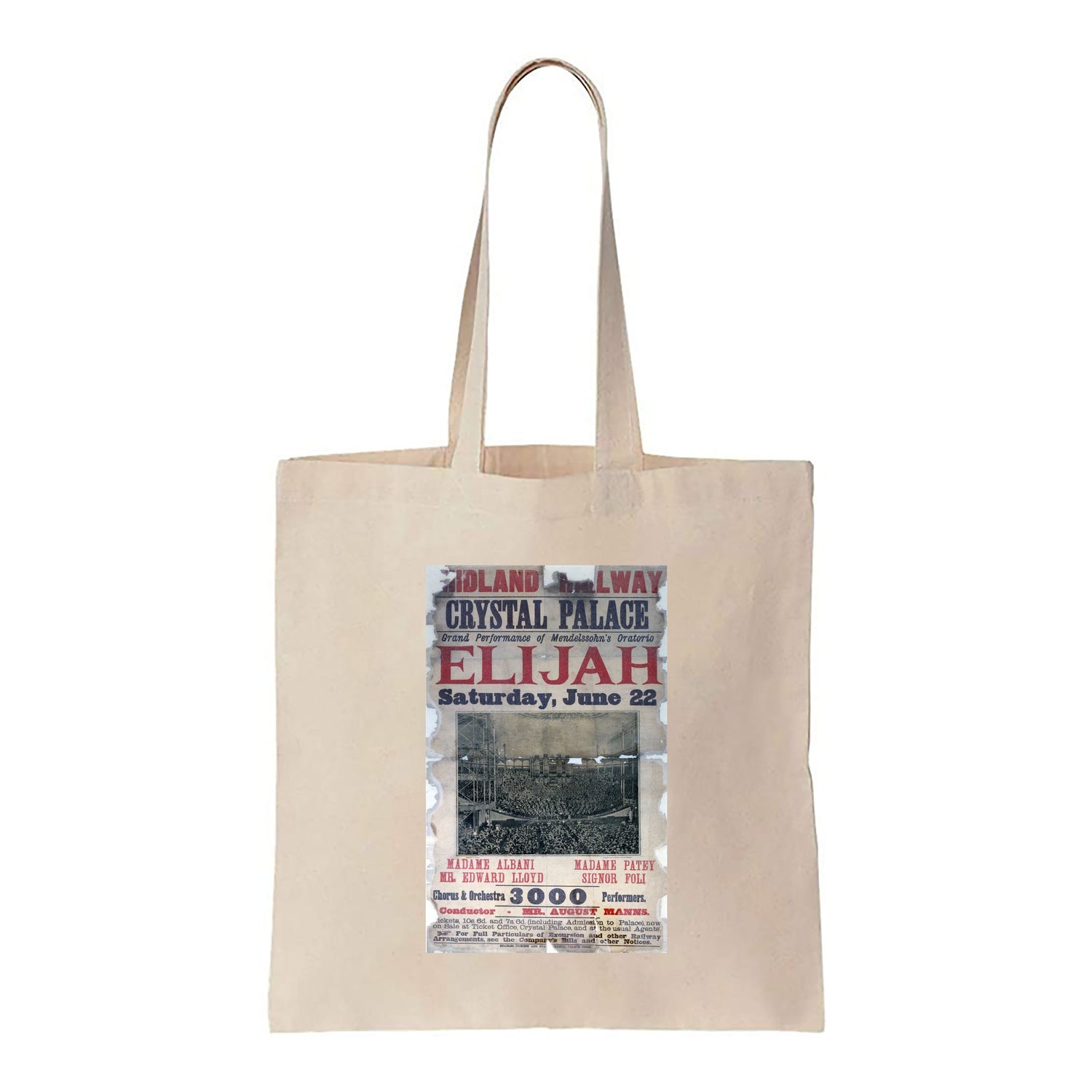 Crystal Palace Grand Performance - Canvas Tote Bag