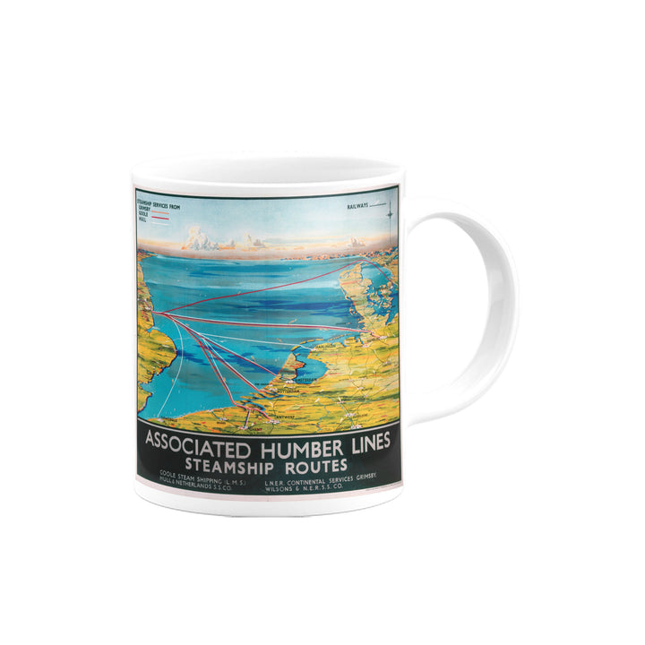 Associated Humber Lines, Steam Routes - Goole, Hull, Grimsby Mug