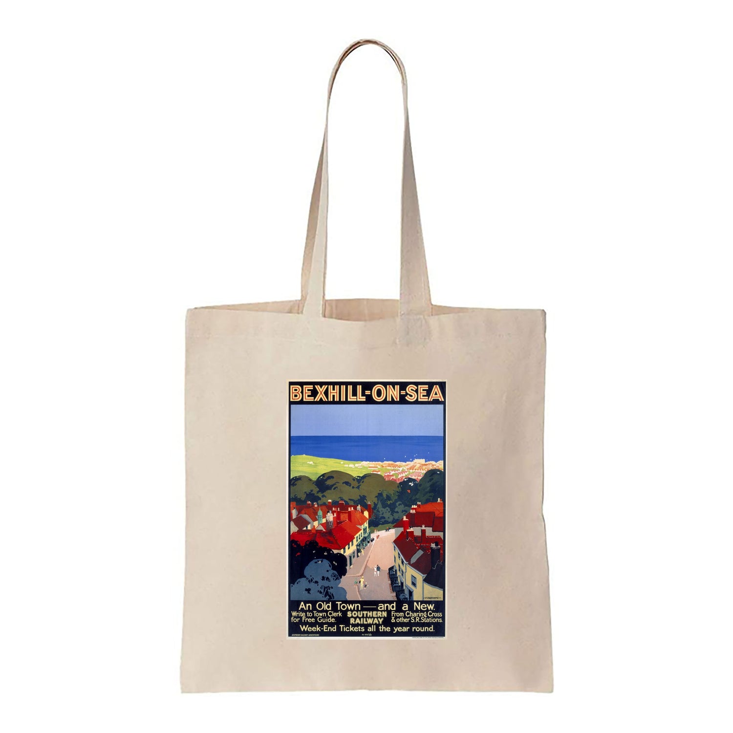 Bexhill-On-Sea - An Old Town and a New - Canvas Tote Bag