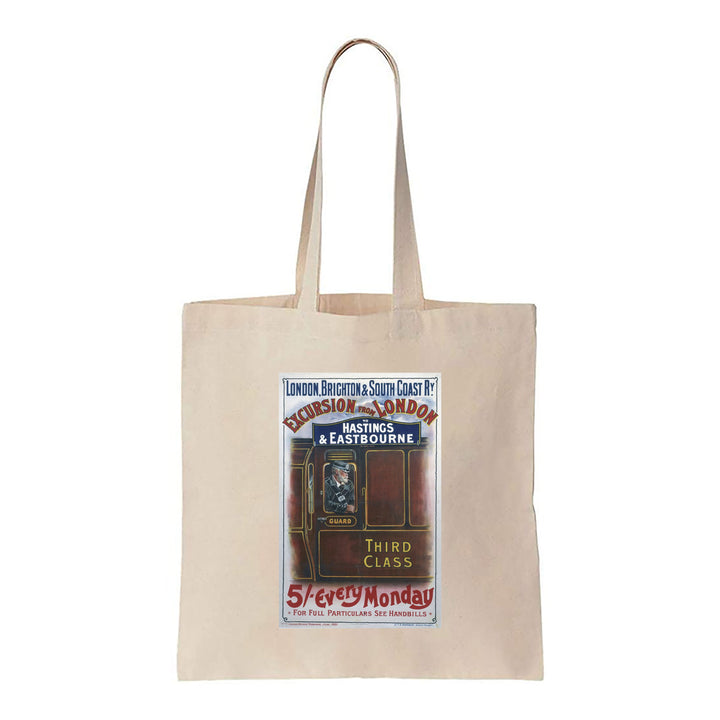 Excursion from London to Hastings and Eastbourne - Canvas Tote Bag