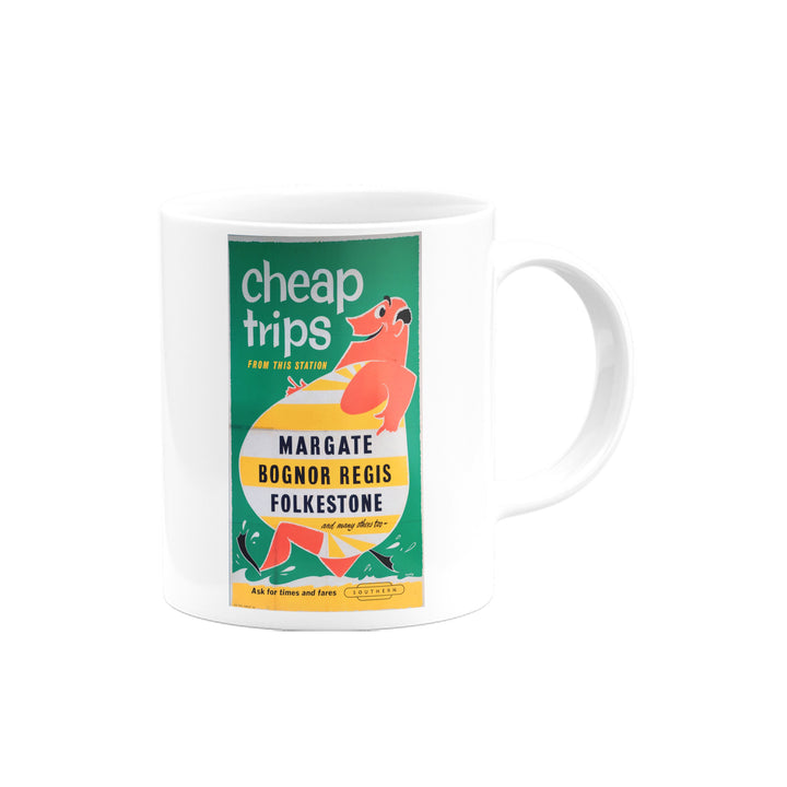 Cheap Trips to Margate, Bognor Regis, Folkestone Mug