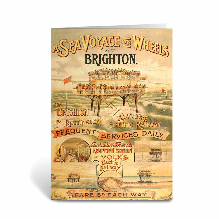 A Sea Voyage on Wheels at Brighton Greeting Card