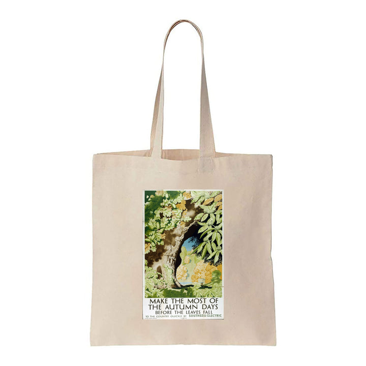 Make the most of the Autumn Days - Southern Eletric - Canvas Tote Bag