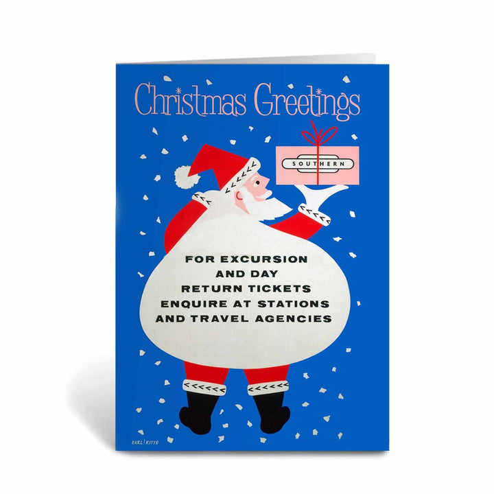 Christmas Greetings - Southern Railway Greeting Card