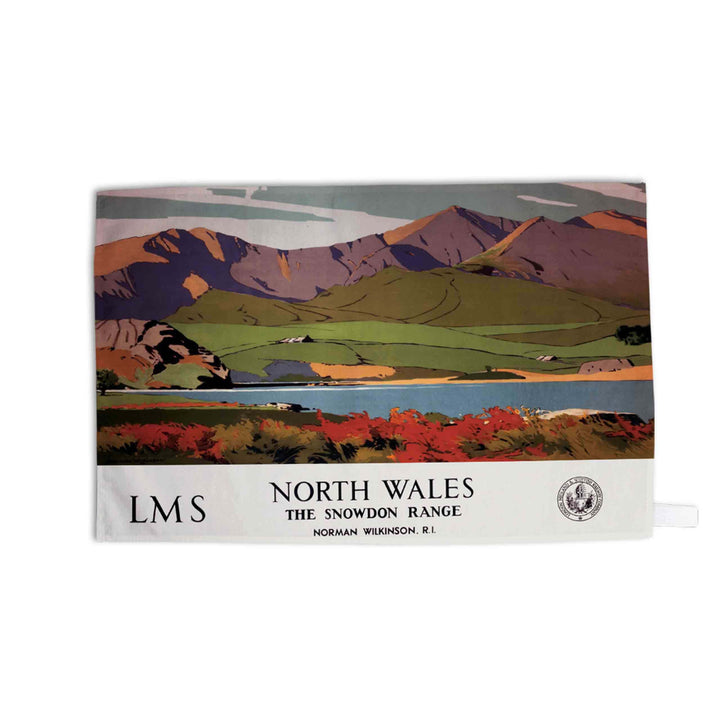North Wales, the Snowdon Range - Tea Towel