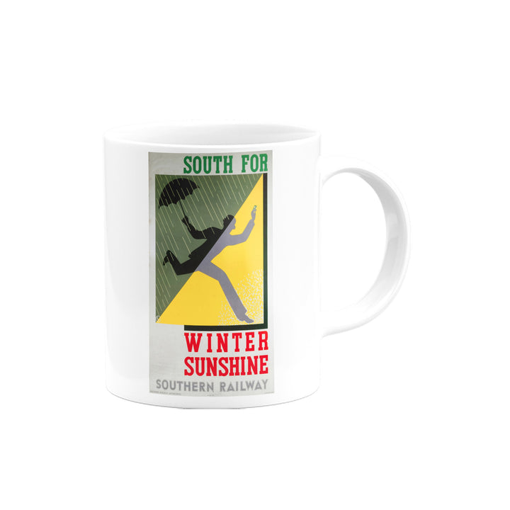 South for Winter Sunshine - Southern Railway Mug