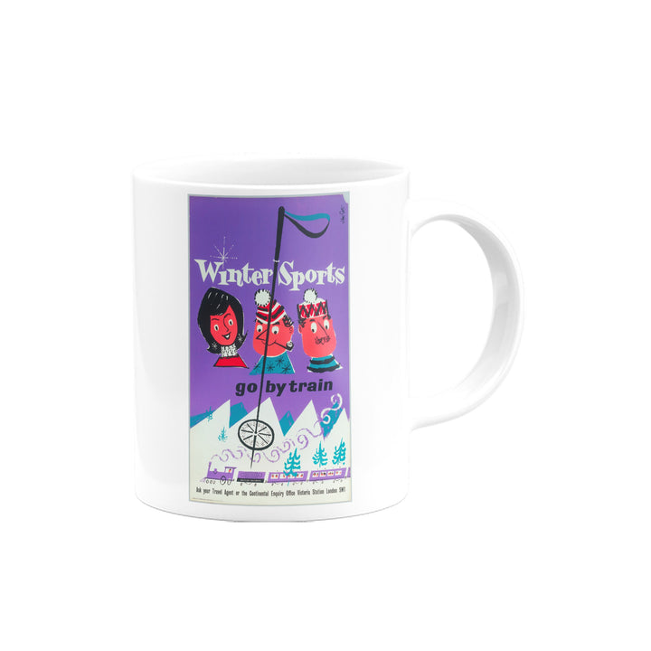 Winter Sports - Go by Train Mug