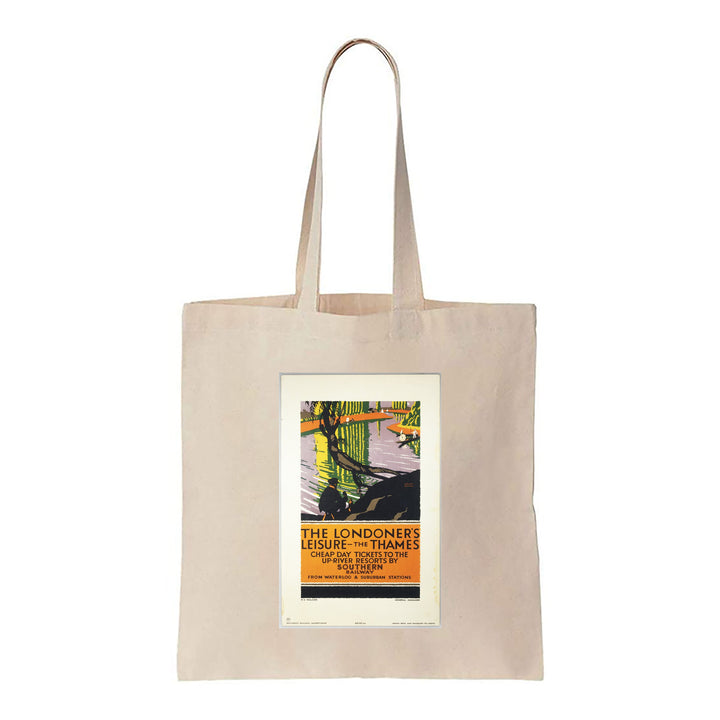 The Londoner's Leisure, the Thames - Southern Railway - Canvas Tote Bag