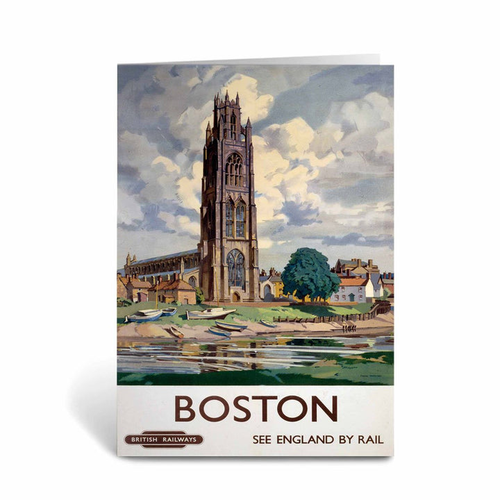Boston - See England By Rail Greeting Card