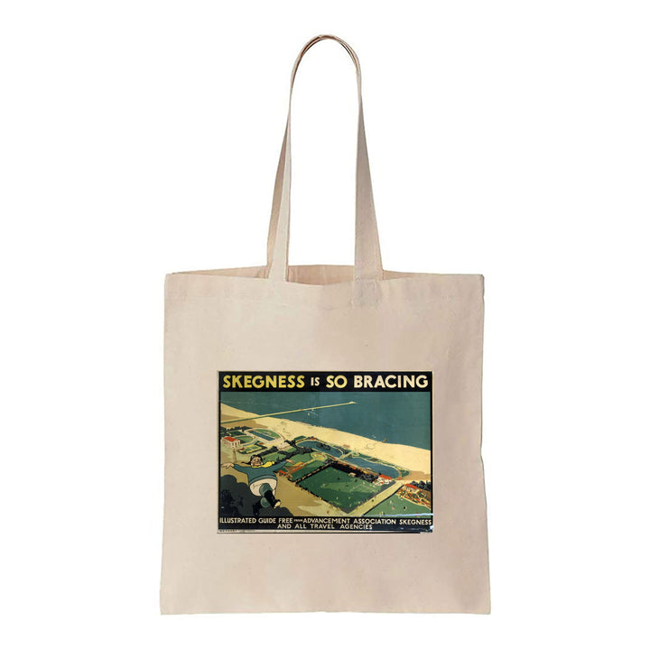 Skegness is So Bracing - View from above - Canvas Tote Bag