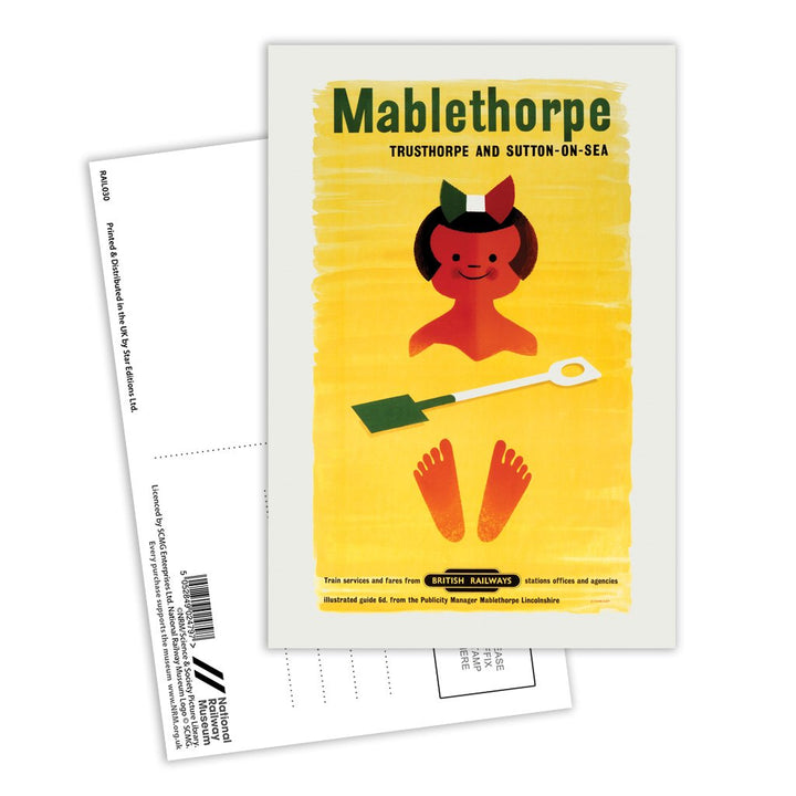 Mablethorpe, Trusthorpe and Sutton-on-Sea Postcard Pack of 8