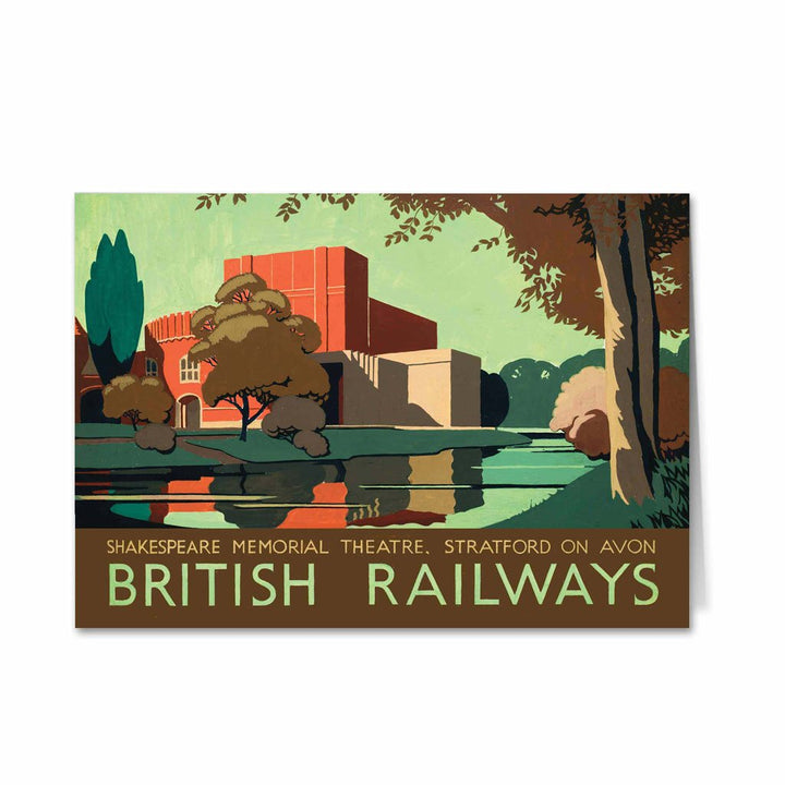 Shakespeare Memorial Theatre - Stratford-on-Avon Greeting Card