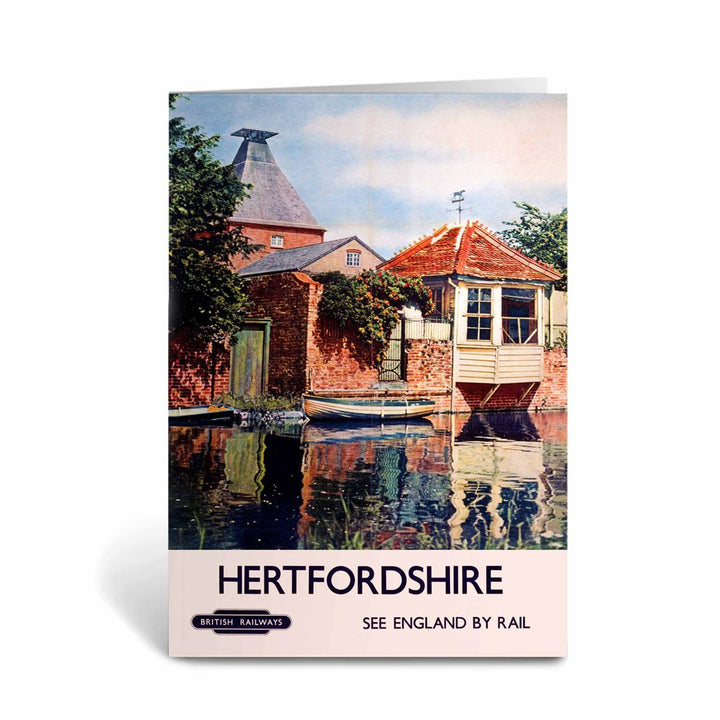 Hertfordshire - See Britain By Rail Greeting Card