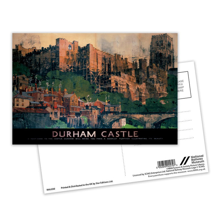 Durham Castle Postcard Pack of 8