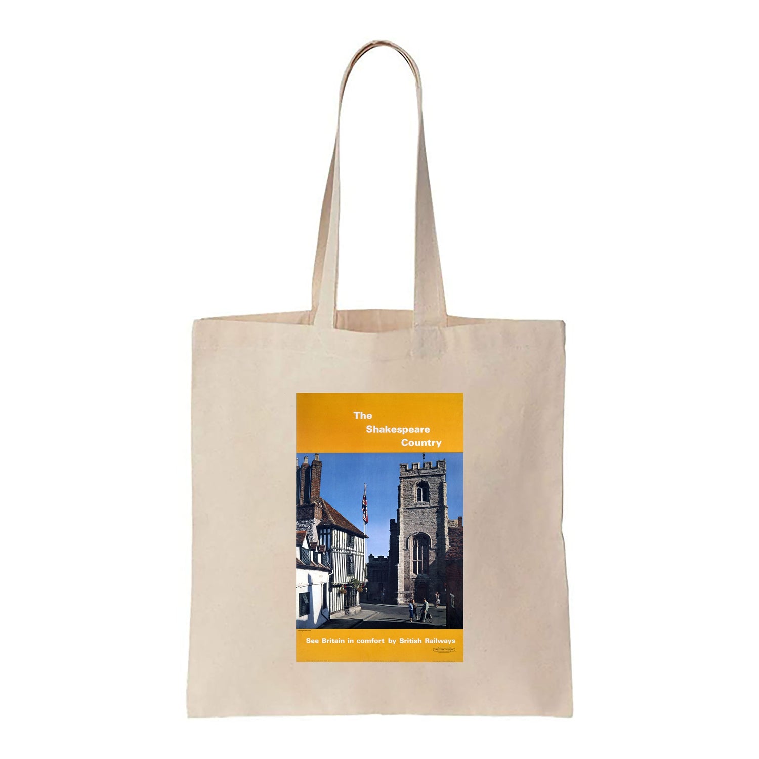 The Shakespeare Country - See Britain In Comfort - Canvas Tote Bag
