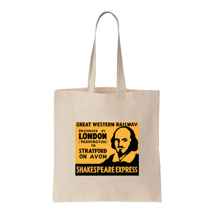 Shakespeare Express - By London to Stratford-on-Avon - Canvas Tote Bag