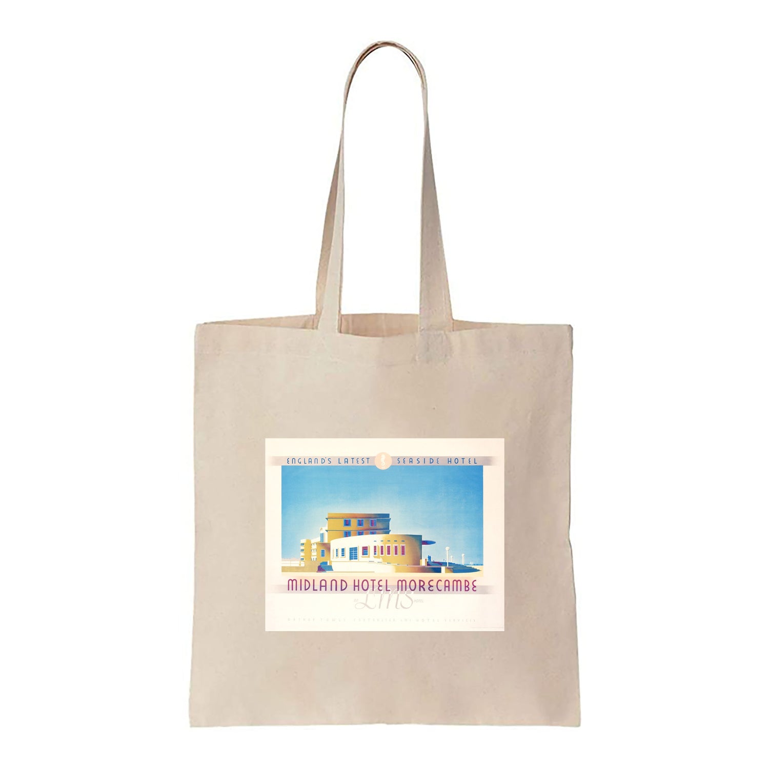 Midland Hotel Morecambe - England's Latest Seaside Hotel - Canvas Tote Bag
