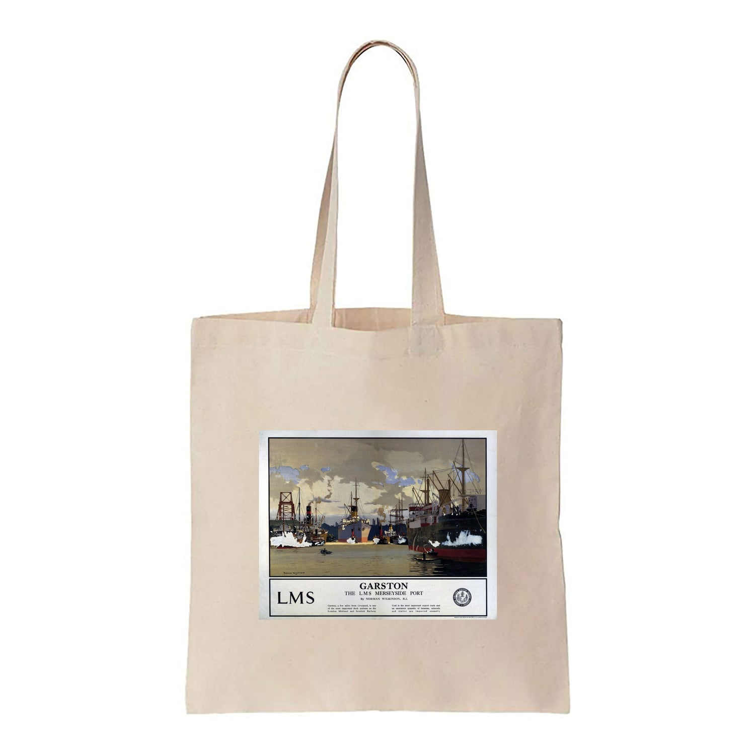 Garston, the LMS Merseyside Port - Canvas Tote Bag