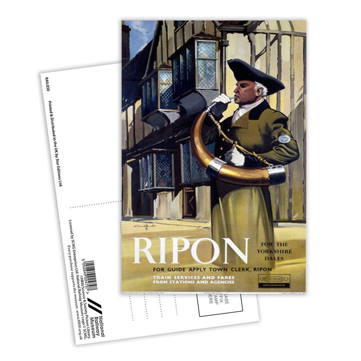 Ripon for the Yorkshire Dales Postcard Pack of 8