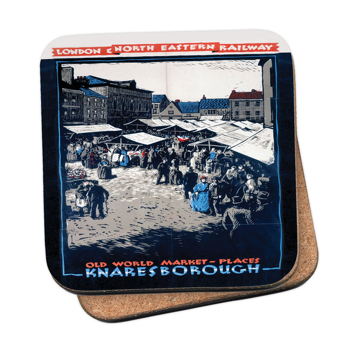 Knaresborough - Oldo Wolrd Market Place Coaster