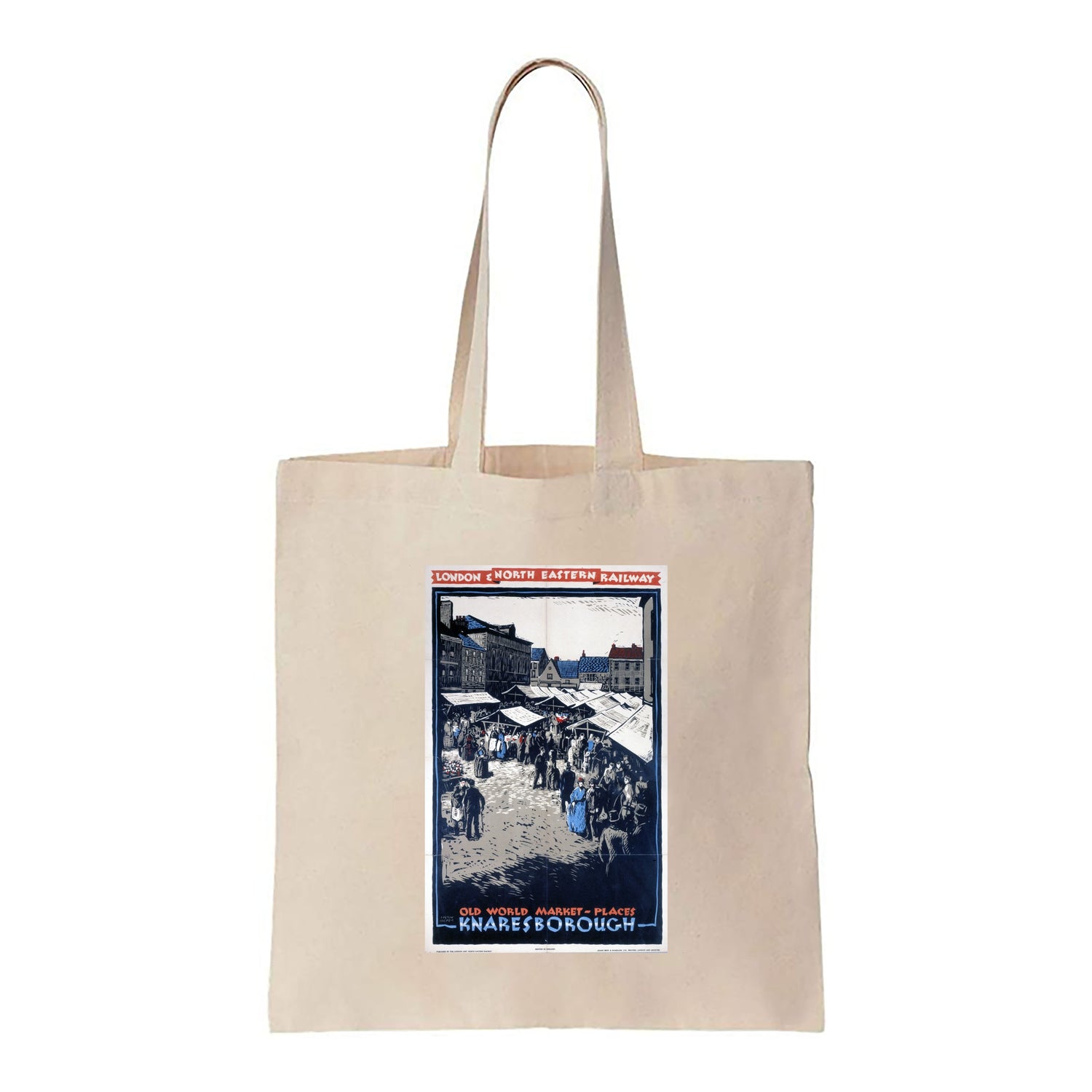 Knaresborough - Oldo Wolrd Market Place - Canvas Tote Bag