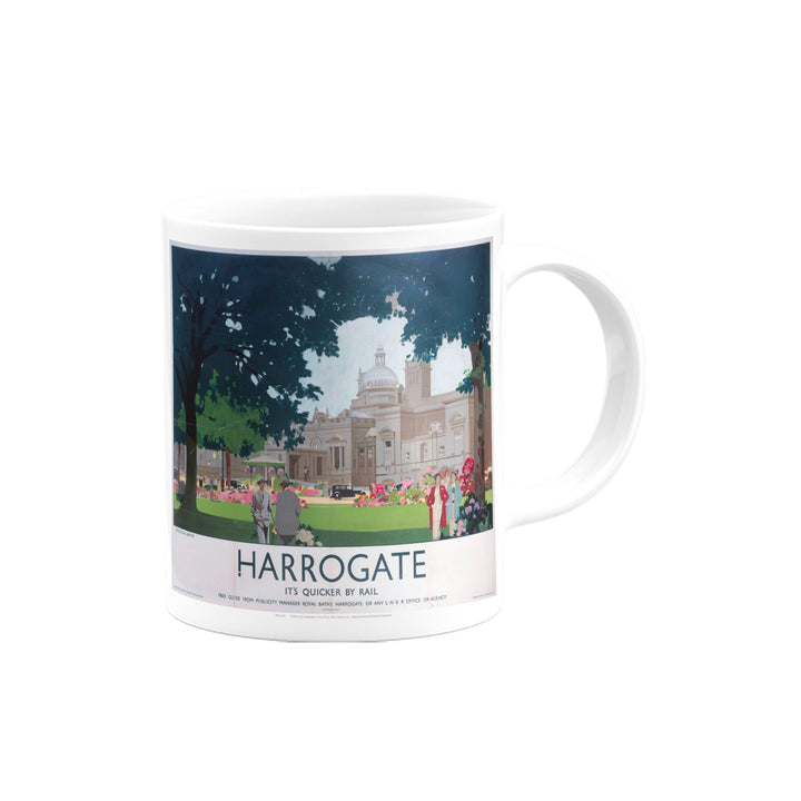 Harrogate, It's Quicker By Rail Mug