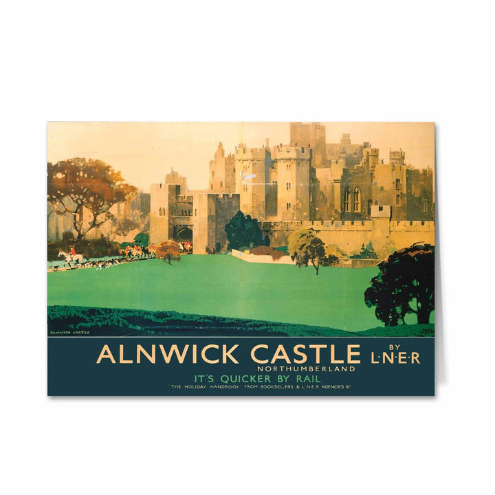 Alnwick Castle, Northumberland Greeting Card