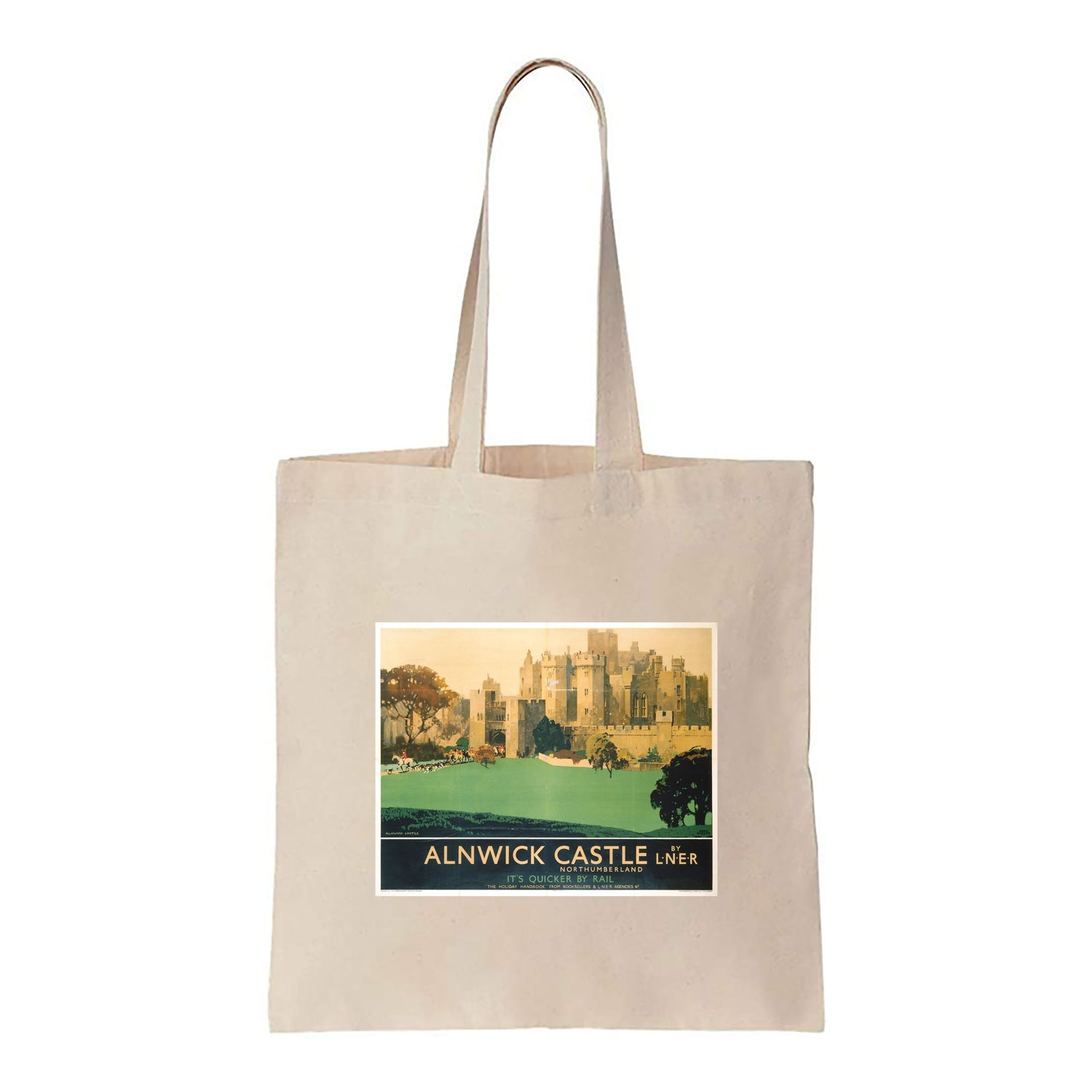 Alnwick Castle, Northumberland - Canvas Tote Bag