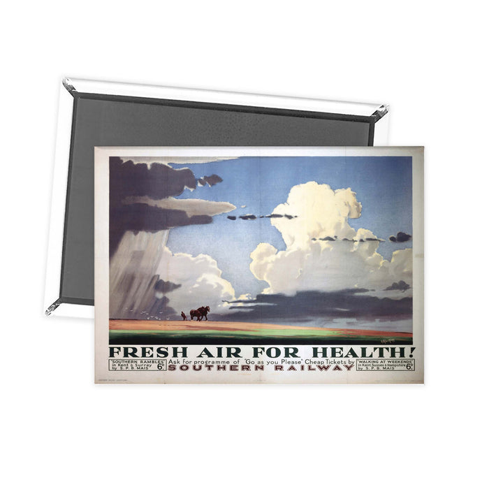 fresh air for health Fridge Magnet