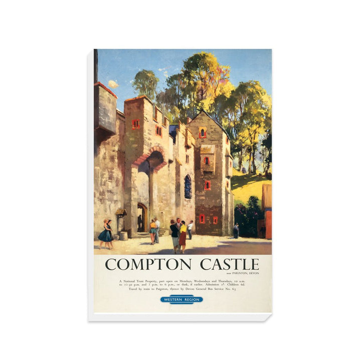Compton Castle - Canvas