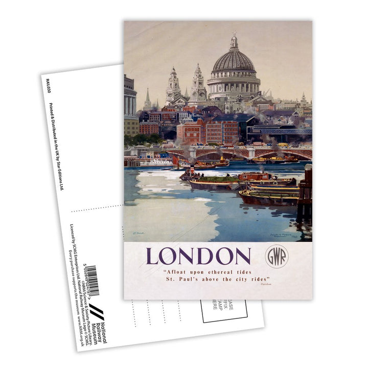 London Postcard Pack of 8