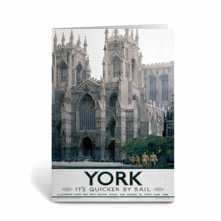 York Cathedral Greeting Card