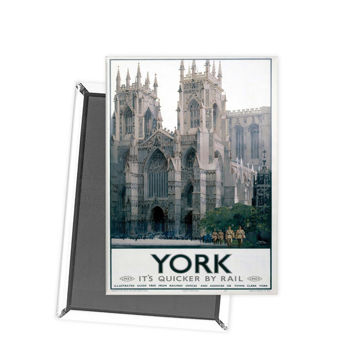 York Fridge Magnet