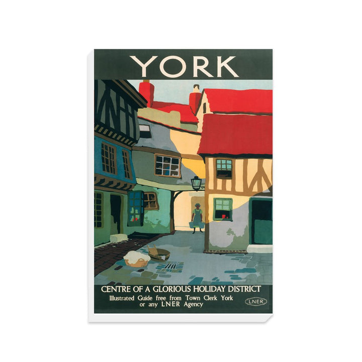 York, Centre of Glorious Holiday - Canvas