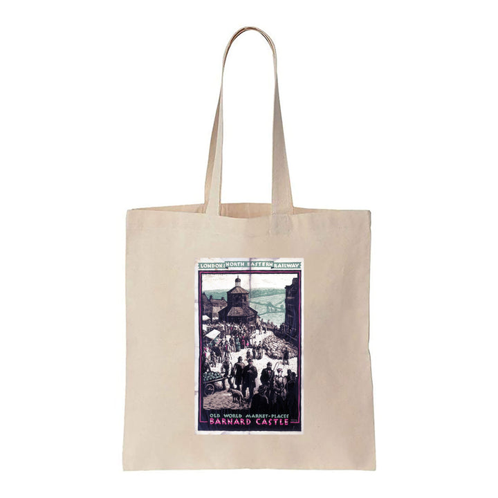 Barnard Castle, Old World Market-Places - Canvas Tote Bag