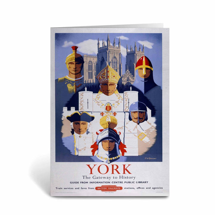 York, the Gateway to History Greeting Card