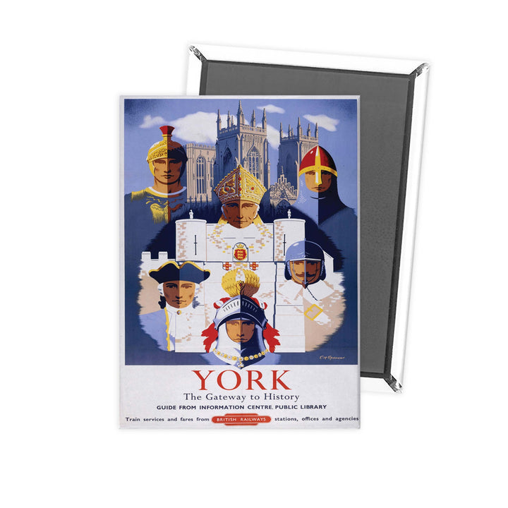 York, the gaitway to history Fridge Magnet