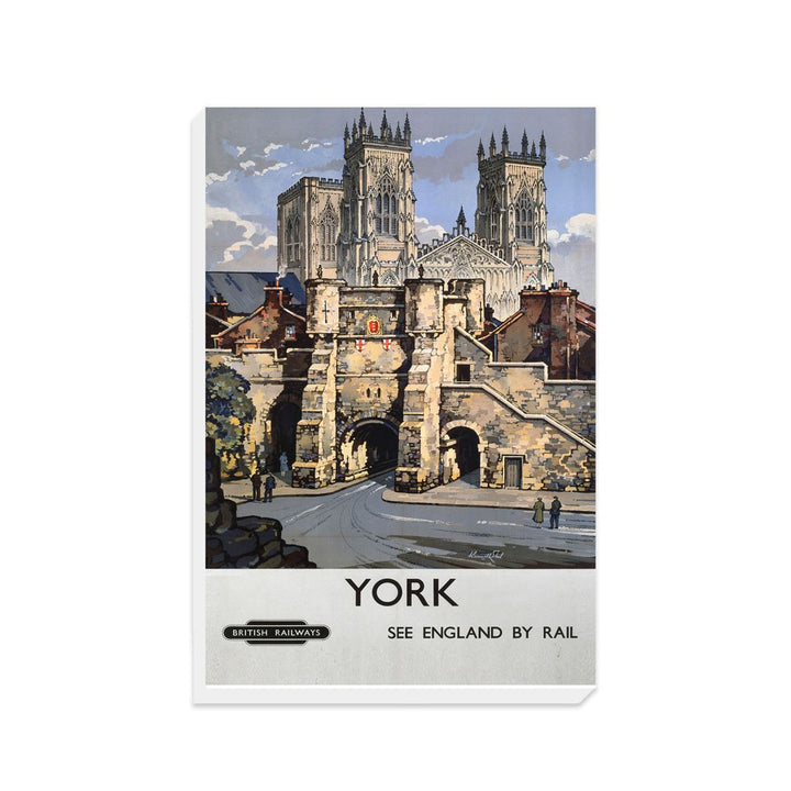 York, See England By Rail - Canvas