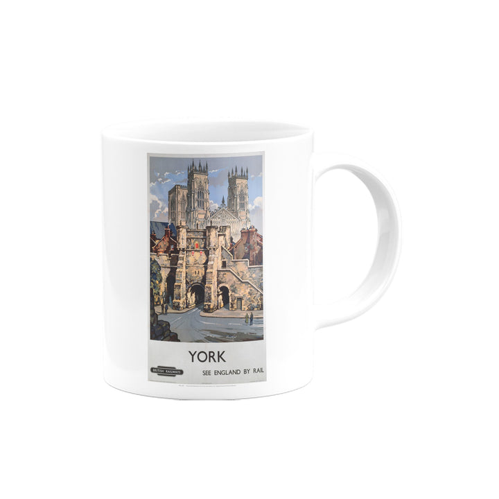 York, See England By Rail Mug