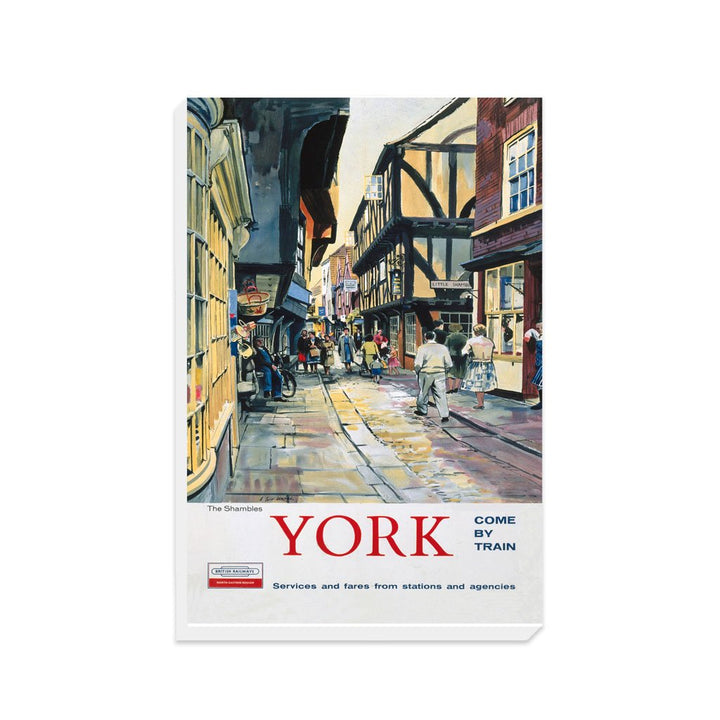 York, Come by Train - Canvas