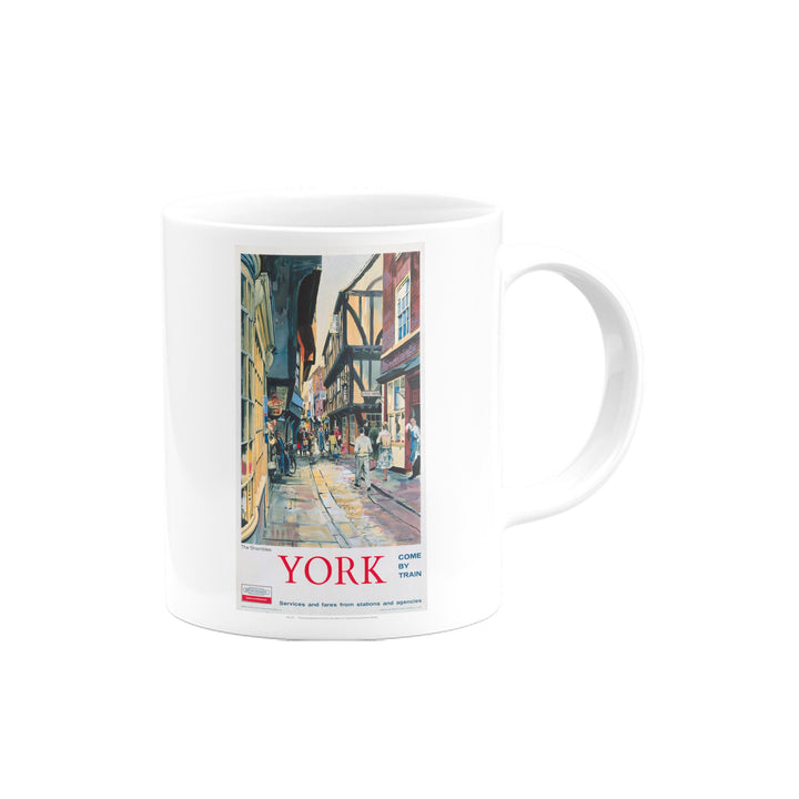York, Come by Train Mug