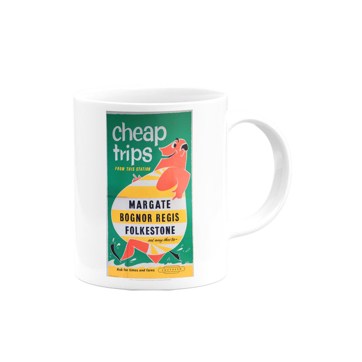 Cheap Trips from Margate Bognor Regis Folkestone Mug