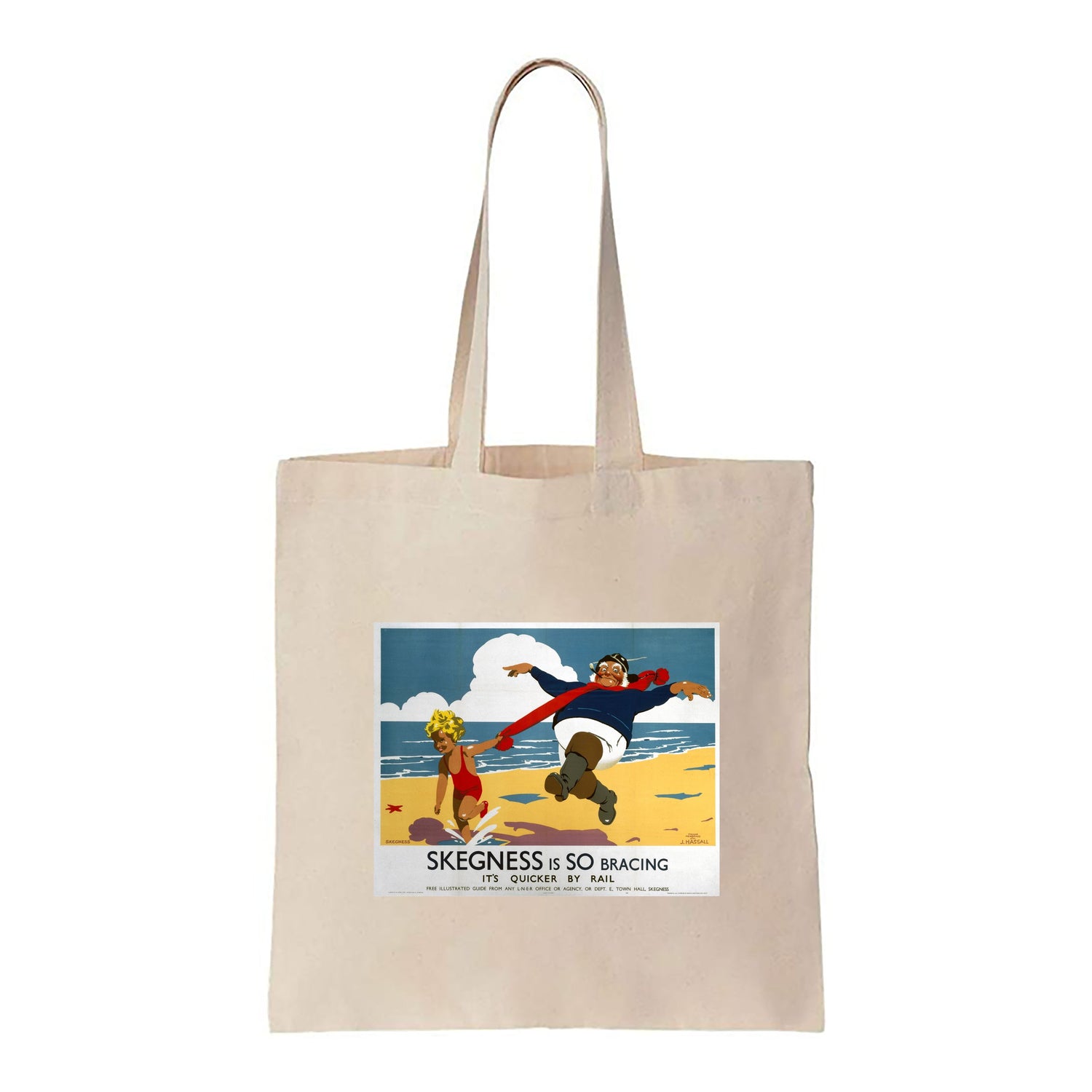 Skegness is So Bracing - Canvas Tote Bag