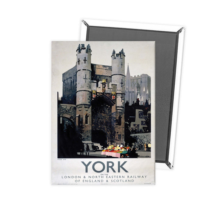 York 3 Fridge Magnet