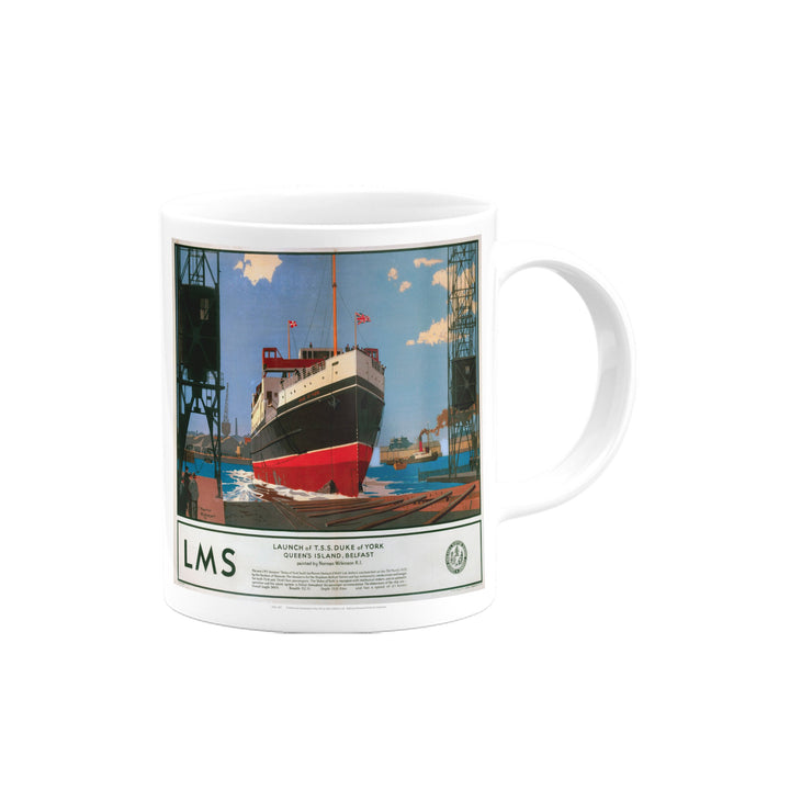 Launch of T.S.S. Duke of York, Belfast Mug