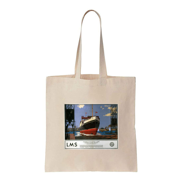 Launch of T.S.S. Duke of York, Belfast - Canvas Tote Bag