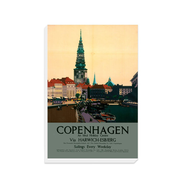 Copenhagen via Harwich-Esbjerg - Canvas